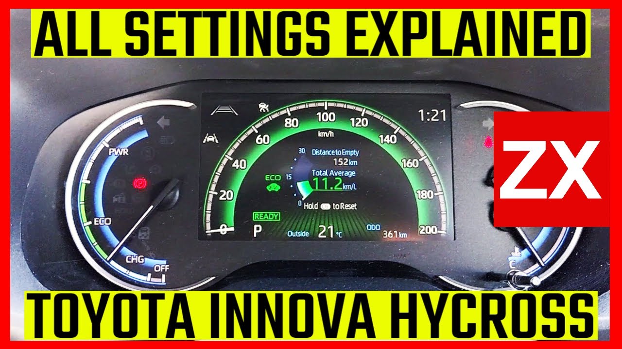 A Complete Guide to All Settings Explained Toyota Innova Hycross ZX O Top Model Hybrid 2025 #toyota