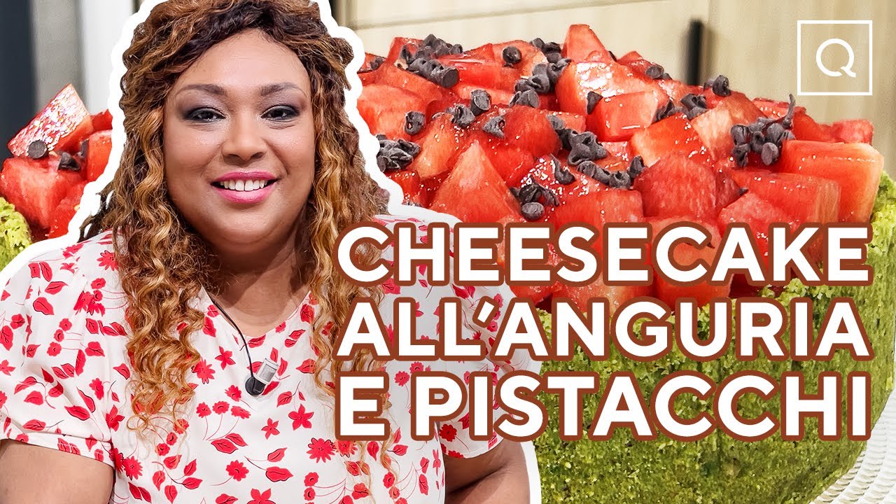 Freschezza estiva: Cheesecake all'anguria e pistacchi – una delizia irresistibile!🍉