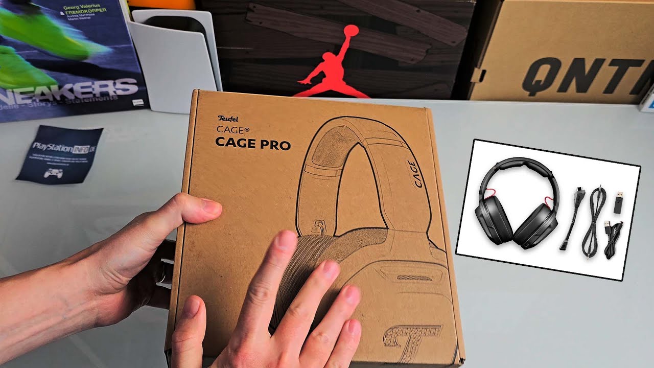 Teufel Gaming-Headset CAGE PRO Unboxing - Was feines für die PS5
