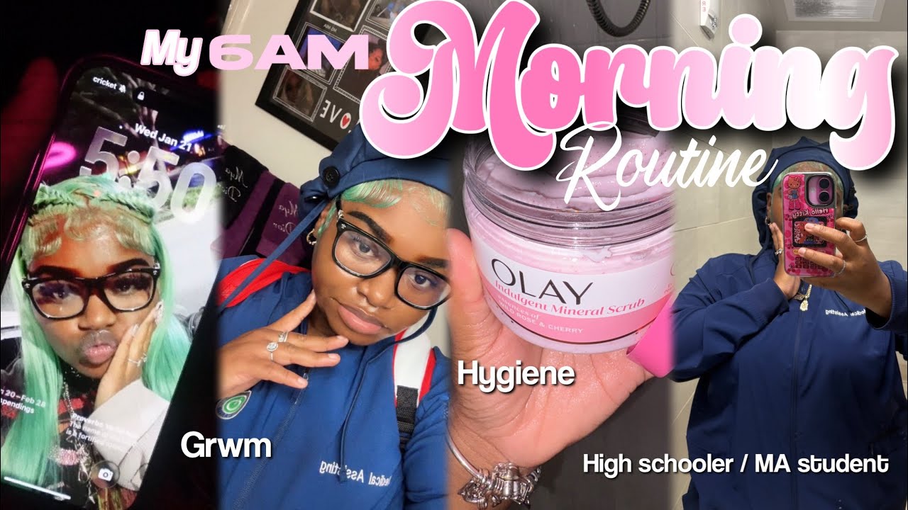 MY 6AM HIGH SCHOOL MORNING ROUTINE | grwm, chit-chat, MA program etc..