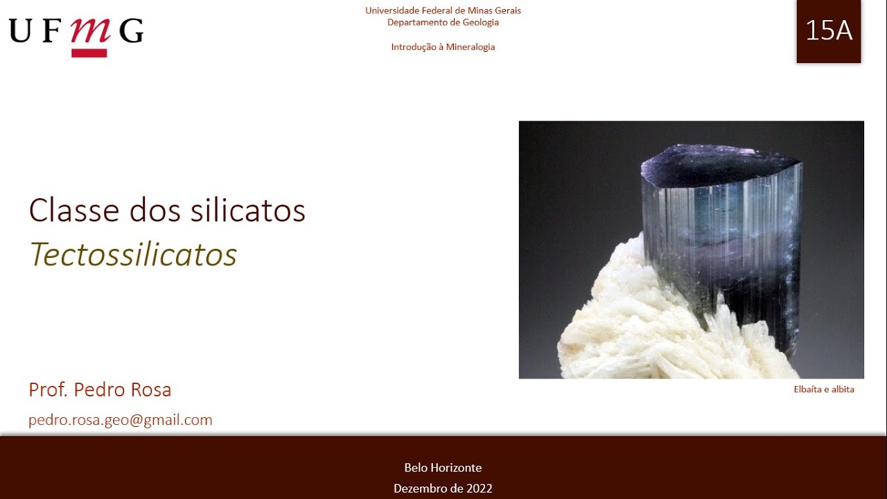 15A  Classes dos silicatos   Tectossilicatos