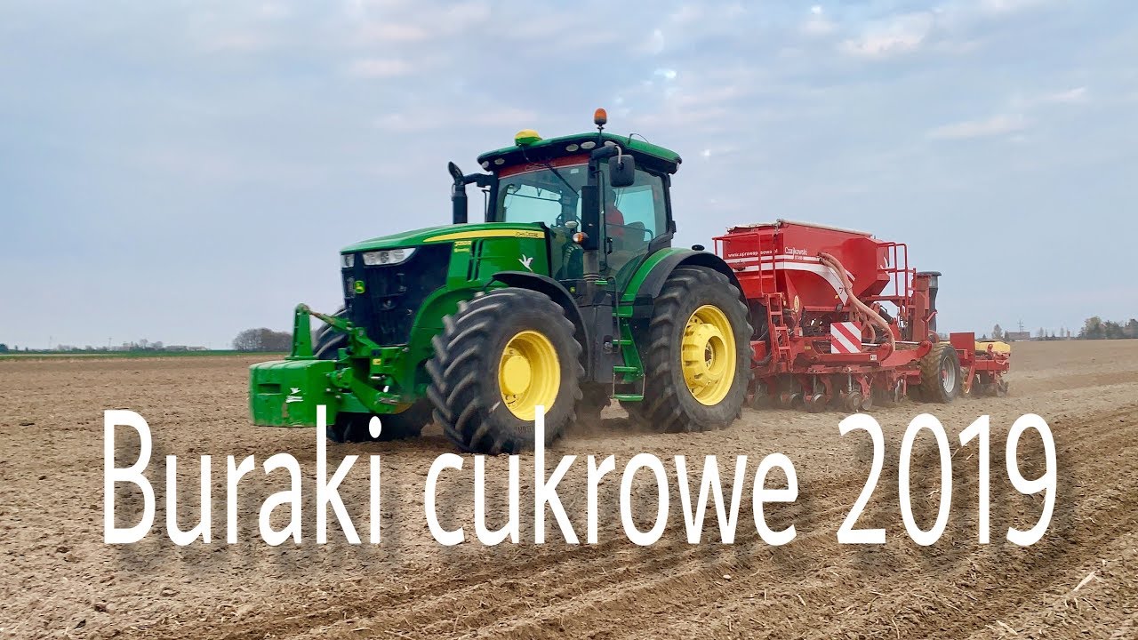 #212- Siew pasowy buraków ! Czajkowski ST450 + John Deere 7250R!