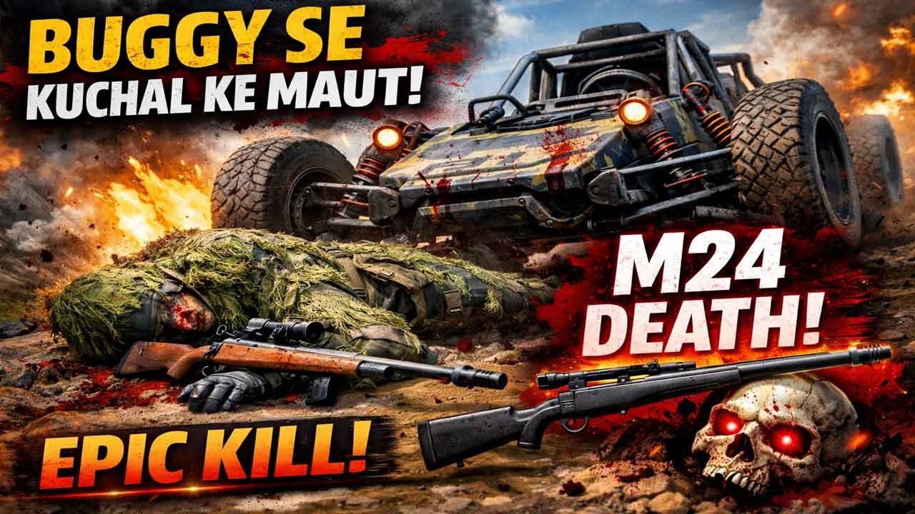 Crushed to Death by a Buggy in PUBG! 😱Worst Way to Die in PUBG 💀RTX4070