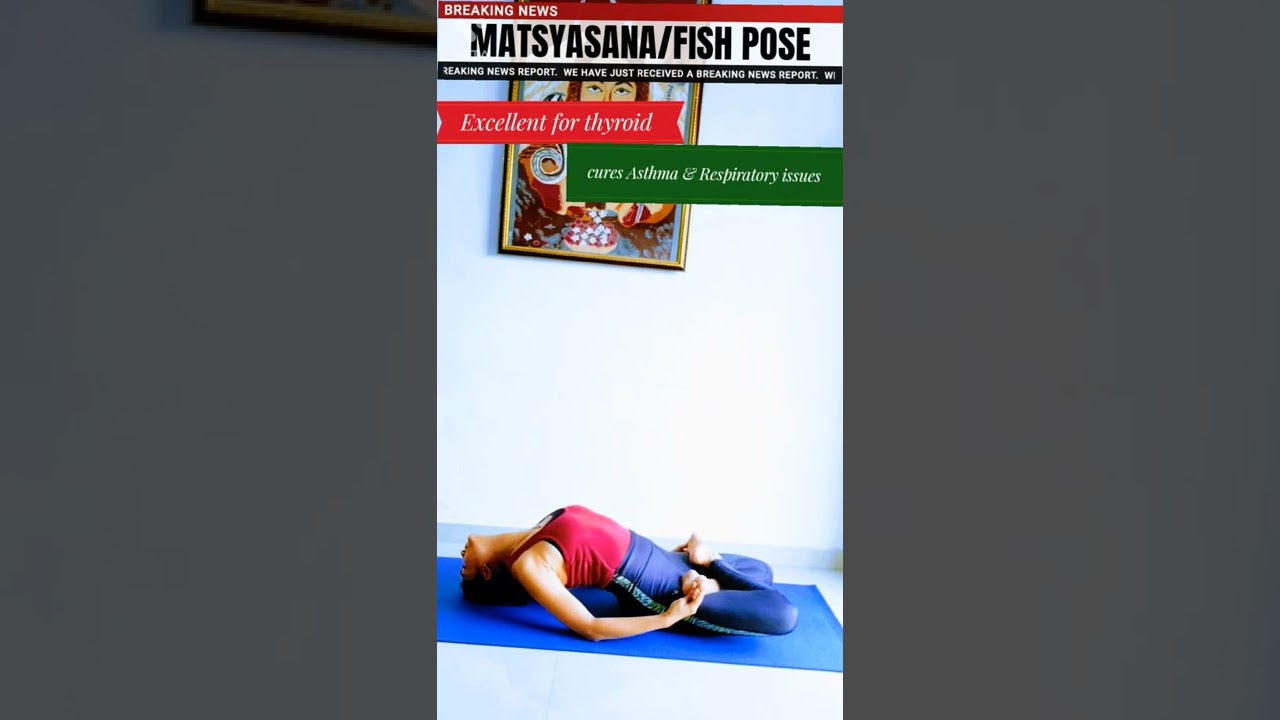 MATSYASANA |Fish pose steps|Asana shorts|asana tutorial
