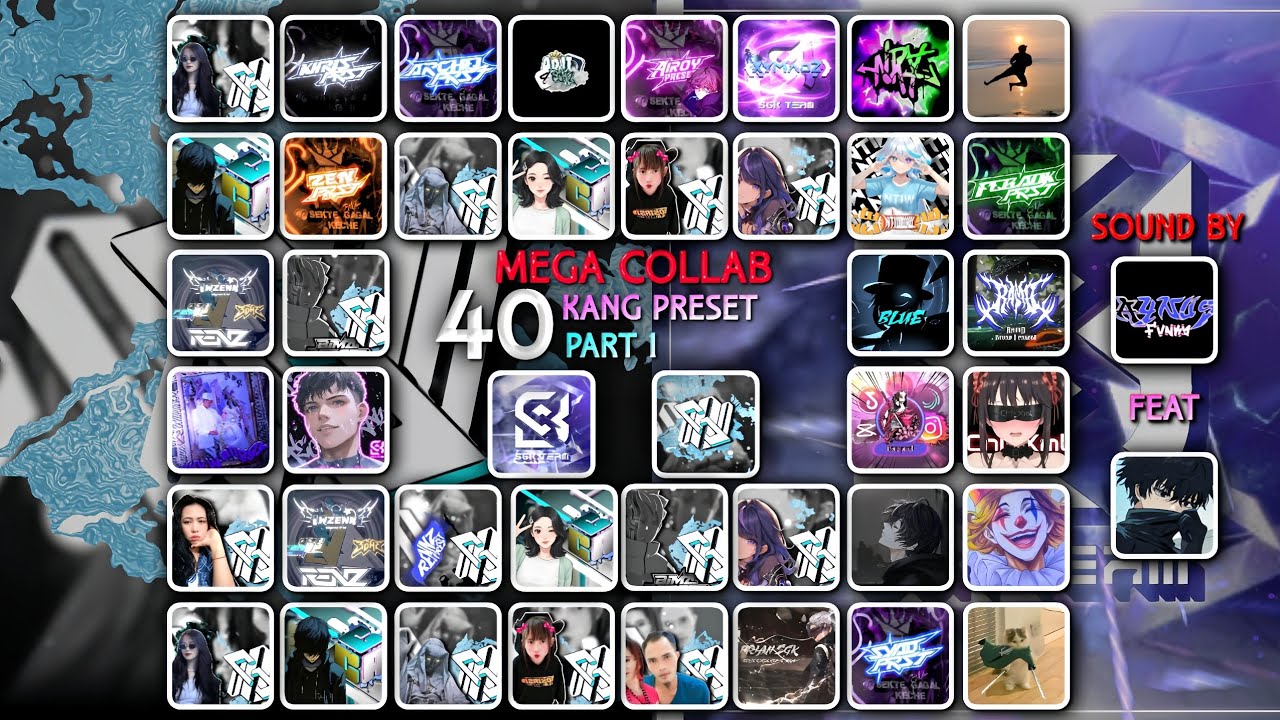 🔴 (PERDANA) MEGA COLLAB SGK TEAM DAN CCA PART 1 🔥 40 KANG PRESET SPESIAL MENYAMBUT RAMADHAN 1447 H