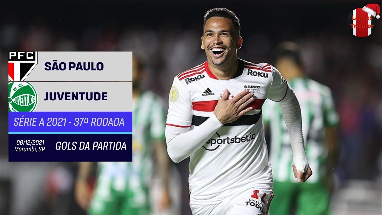 Gols - São Paulo 3x1 Juventude - 37ª Rodada Brasileirão 2021 - Premiere Full HD⁶⁰