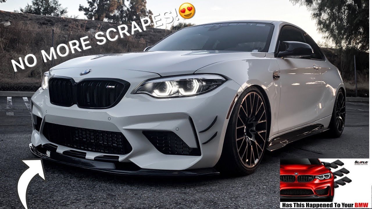 PROTECTING MY CARBON FIBER FRONT LIP WITH SLIPLO! (DIY DR SCRAPE BUMPER GUARD)
