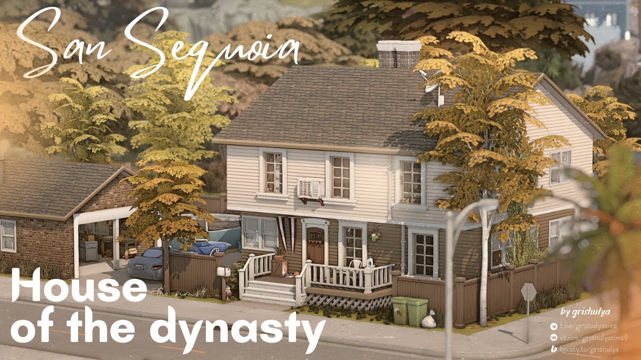Династийный домик 🍂| Строительство | The Sims 4 | No CC