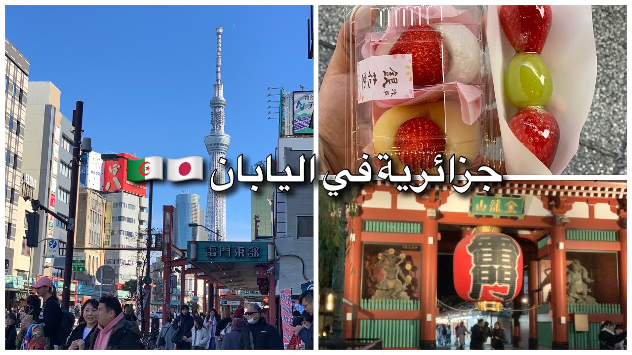 رحلتي الى اليبان كجزائرية الحلقة الاولى: اساكوسا توكيو 🇩🇿🇯🇵Solo travel Algerian women Japan Asakusa
