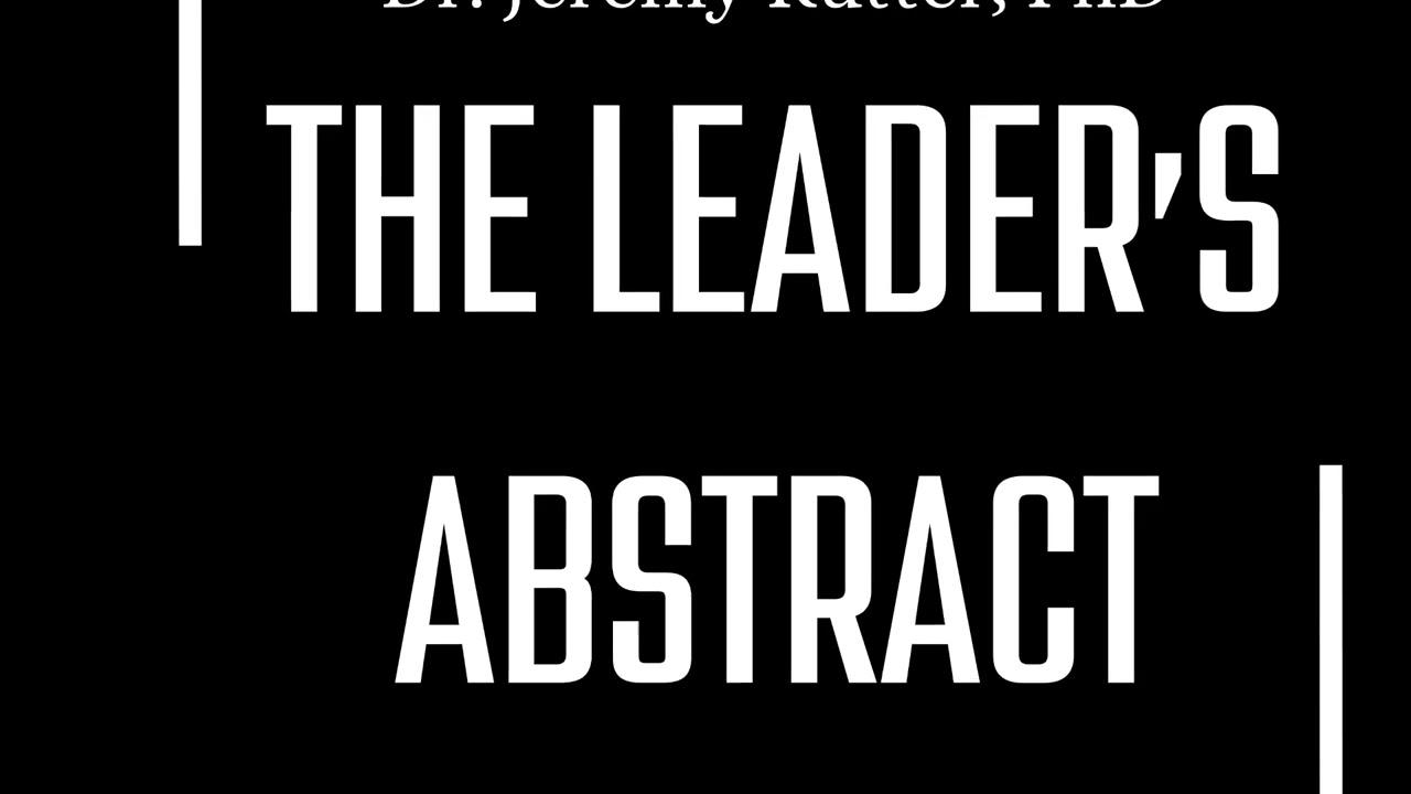 The Myth  of Multitasking.  The Leader’s Abstract Podcast Episode #1 