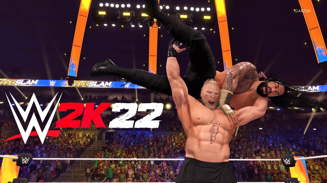 WWE 2K22 Roman Reigns vs Brock Lesnar - Last Man Standing: SummerSlam