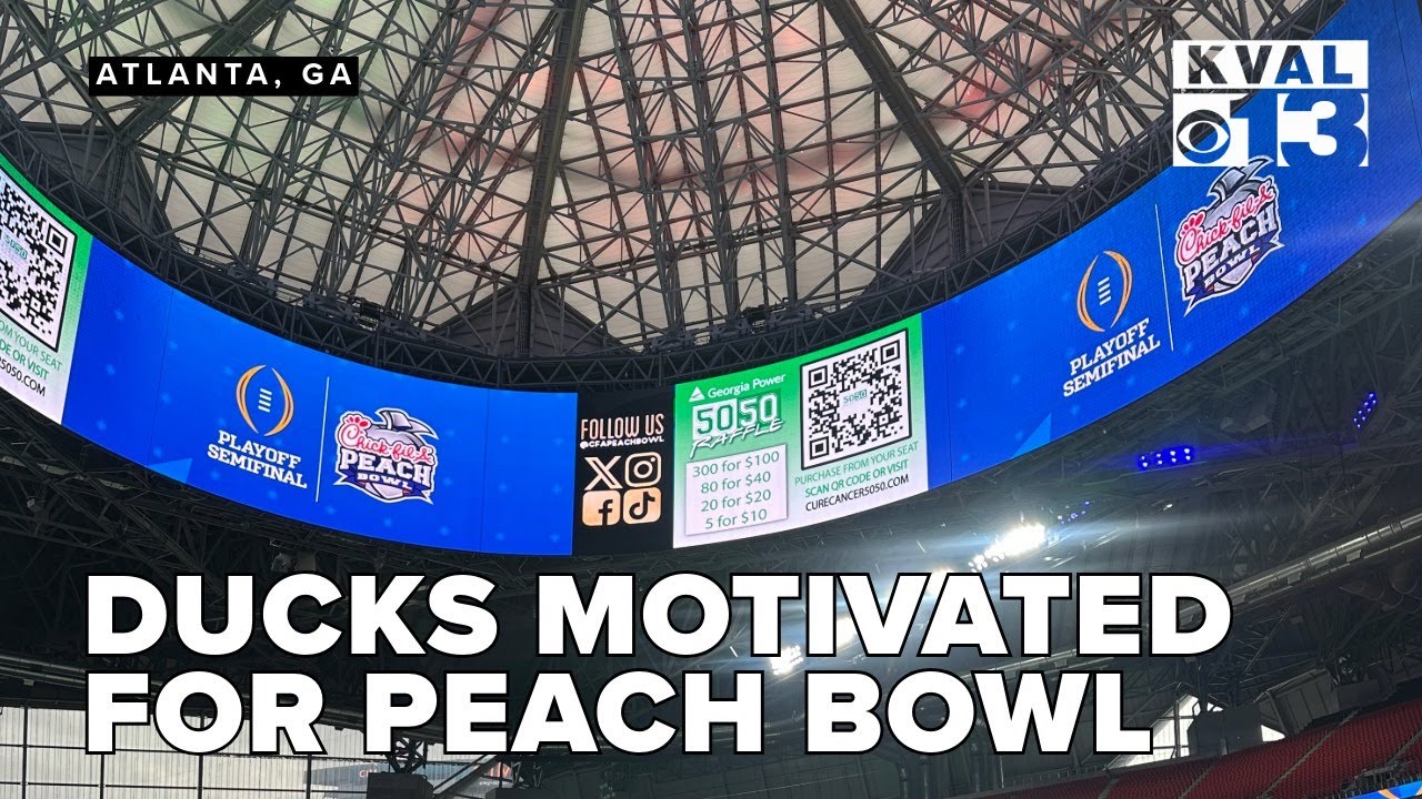 Ducks motivated for Peach Bowl