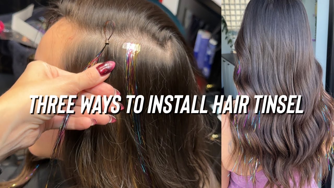 Ep. 6 Three ways to install hair tinsel!