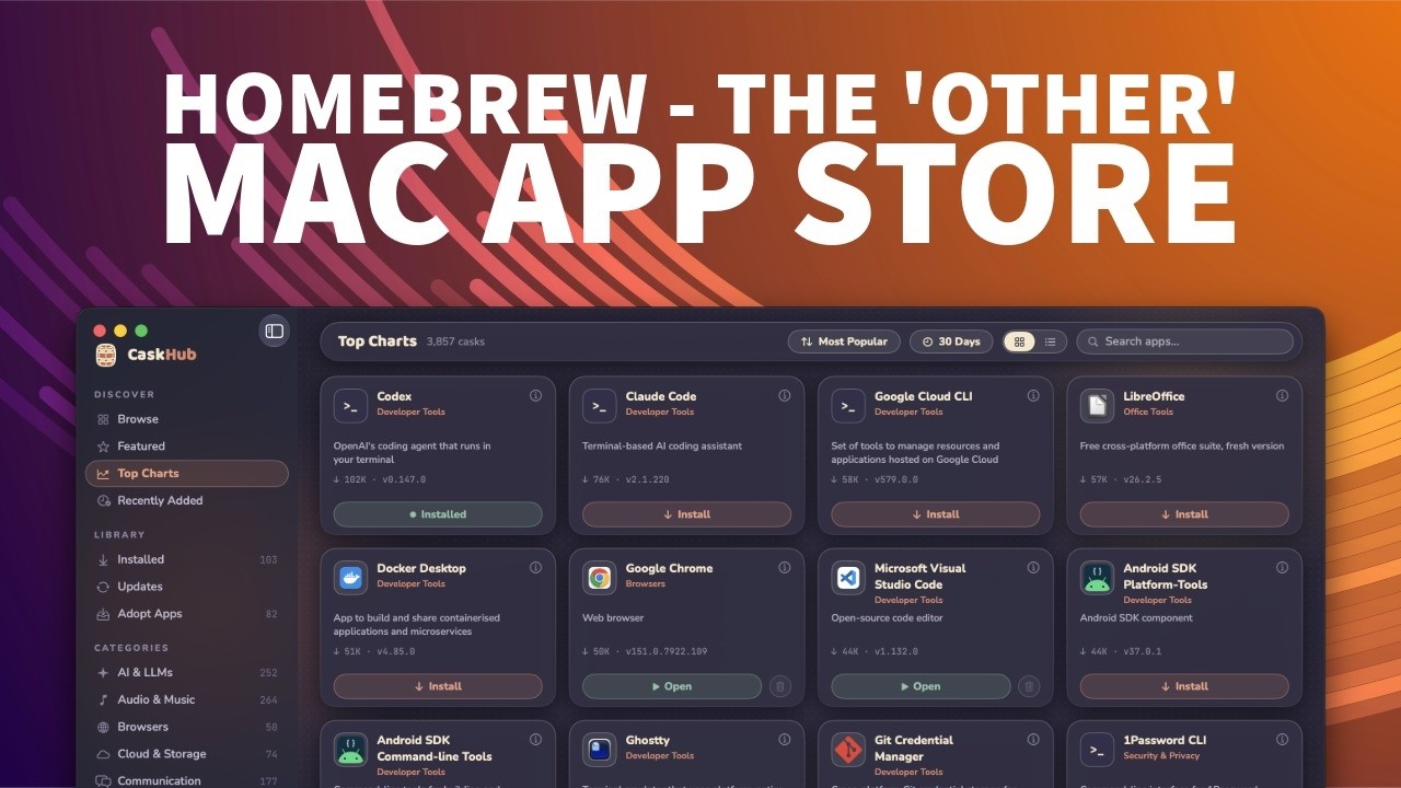 There&rsquo;s a Second App Store for Your Mac (And It&rsquo;s Free) - How To Use Homebrew