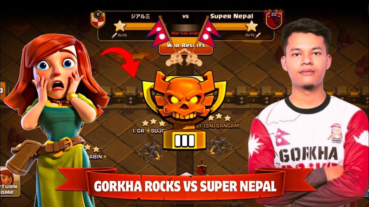 Nepal Vs Nepal in CWL | Gorkha Rocks Vs Super Nepal | Clash of Clans |
