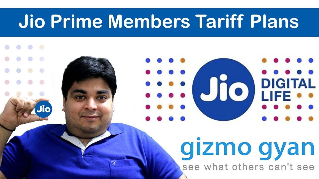 Jio prime tariff Plans for Jio Prime Members [Hindi]