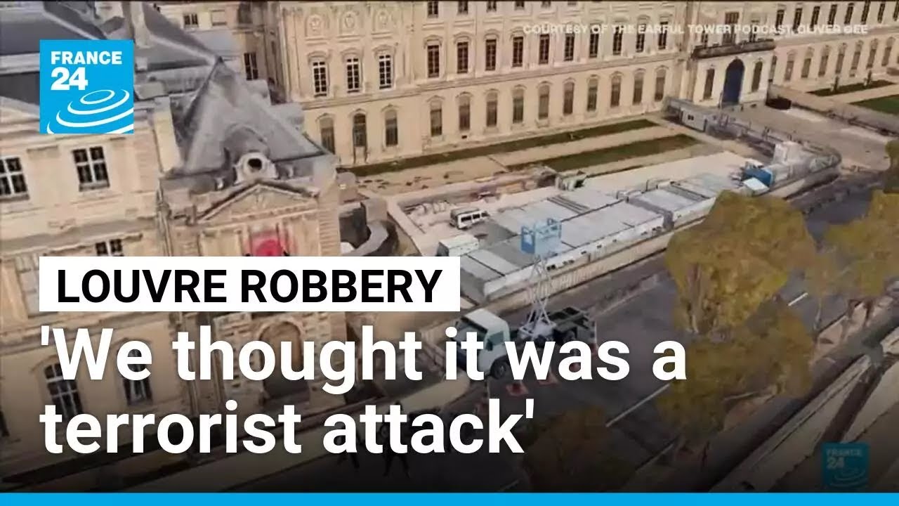 'We thought it was a terrorist attack', say tourists who witnessed the Louvre robbery &bull; FRANCE 24