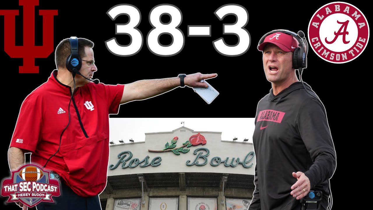 Rose Bowl Massacre: Alabama Destroyed by Indiana