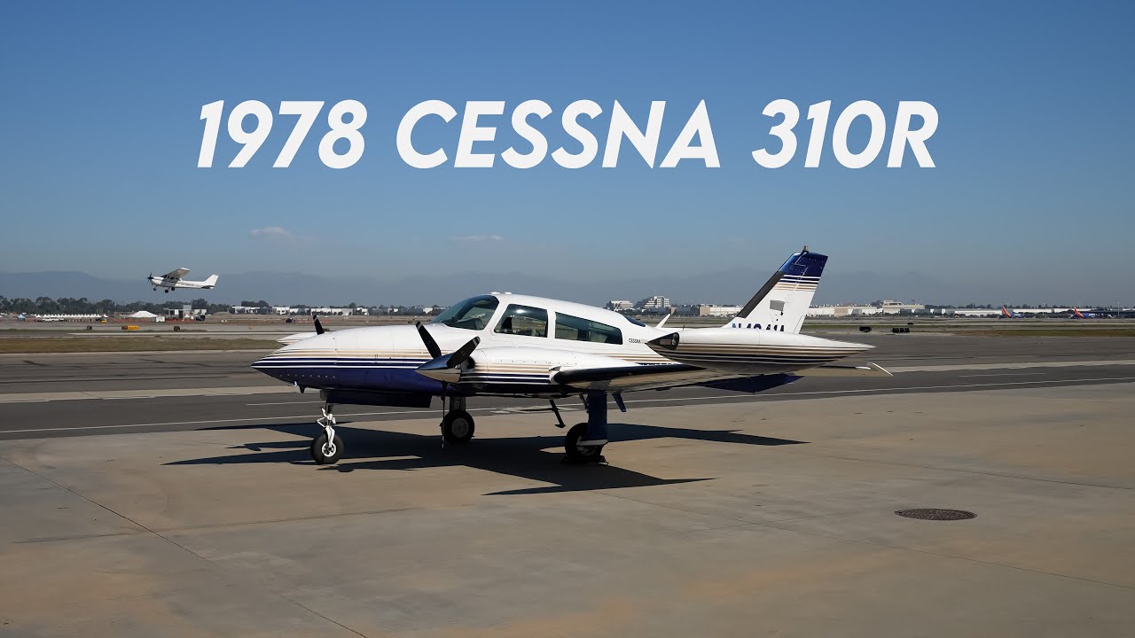 Полет Cessna 310R в аэропорт Хемет-Райан 1978 года (продается)