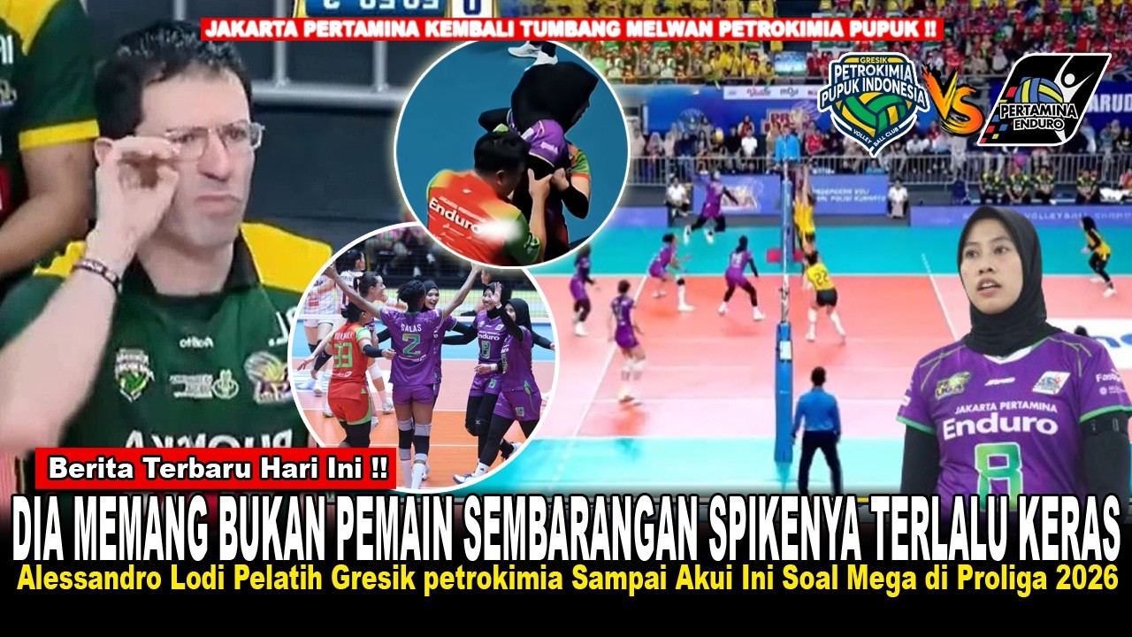 LANGSUNG DIBUAT KE HERANAN‼️Pelatih Gresik Petrokimia Alessandro Lodi SAMPAI Ngomong Gini Soal MEGA