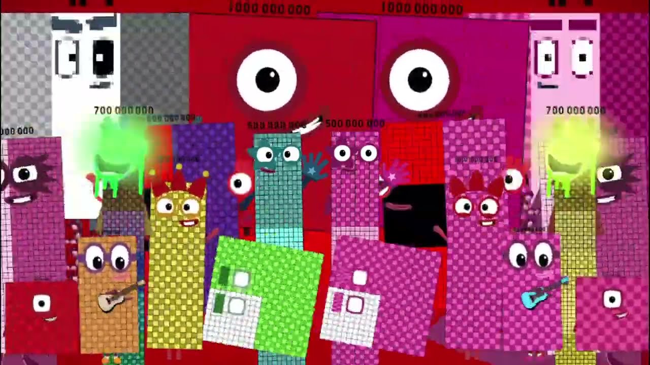 MetaBlocks Band Countdown Most Viewed Video (1Billion - 100Million) But Normal Vs PinkGirlBlocks