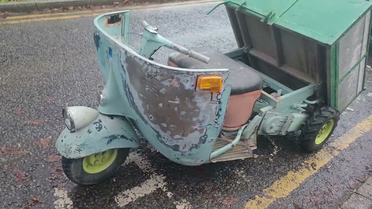 1963 Vespa Ape AC4T Engine running