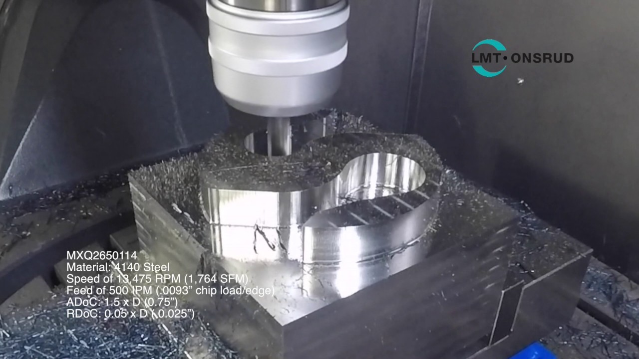 MXQ2650114 Milling 4140 Steel by LMT Onsrud