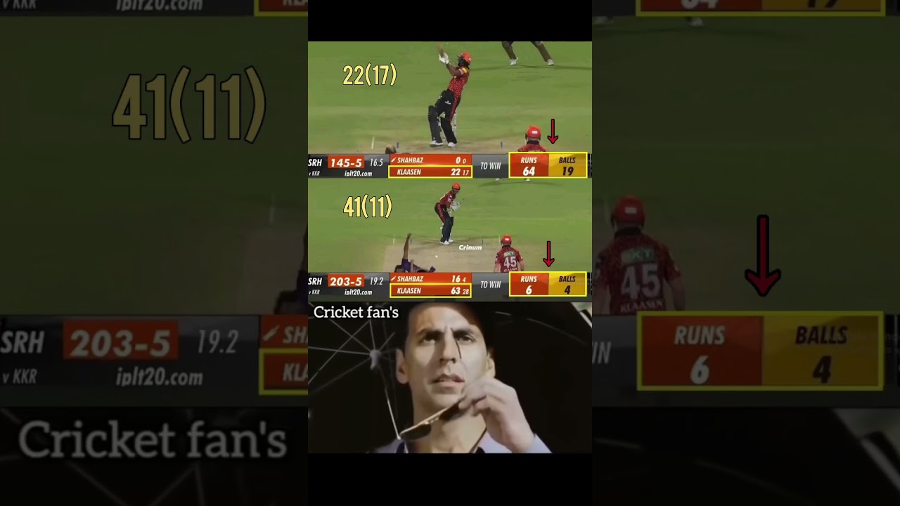 🔥Heinrich Klaasen Storm 😱 | 41 run&oacute;w w 11 piłkach | Najważniejsze momenty meczu SRH kontra KKR Thriller #ipl2024 #wirusowy