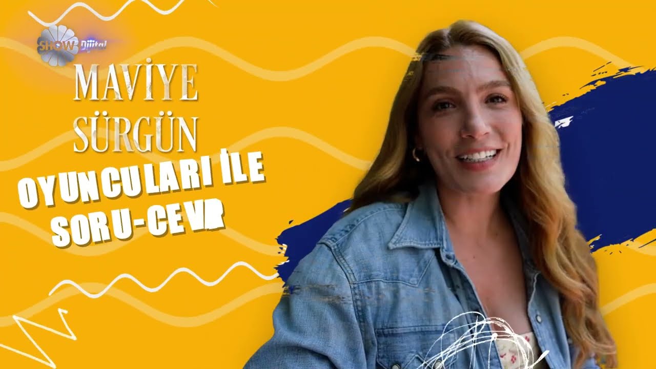 #MaviyeS&uuml;rg&uuml;n setini ziyaret ettik 😊Biz sorduk, G&ouml;kşen Ateş cevapladı 😉