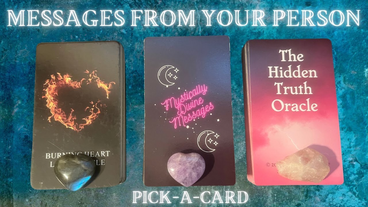 ❤️🔮Messages from your person❤️PICK-A-CARD✨🌙TIMELESS❤️LOVE READING#tarot #pickacard