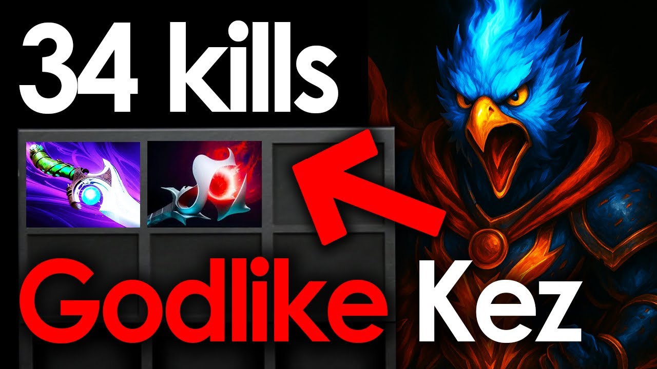 Kez Mid Orchid + Diffusal Blade | NEW META | Dota 2 7.40c