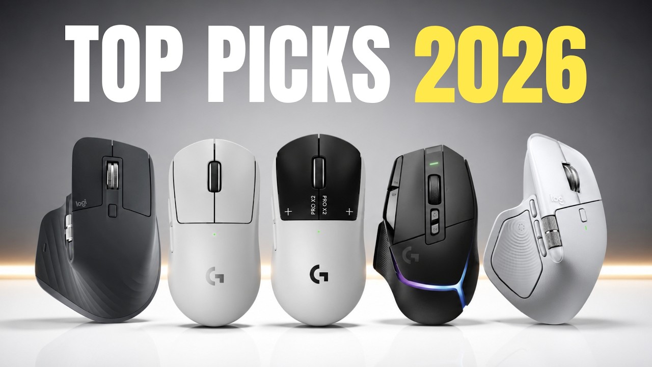 [Топ-5] Лучшие беспроводные мыши Logitech 2026 года &mdash; для работы и игр