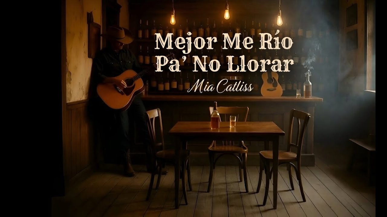 Mejor Me Río Pa’ No Llorar – Lyric Video | Popular Colombiano | MiaCatliss