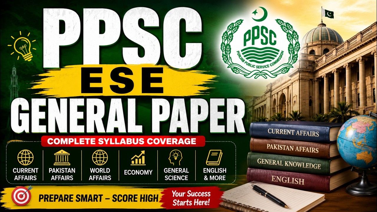 PPSC ESE General Paper 15th Feb 2026 | Exam Day Tips & Tricks | SM point hub 