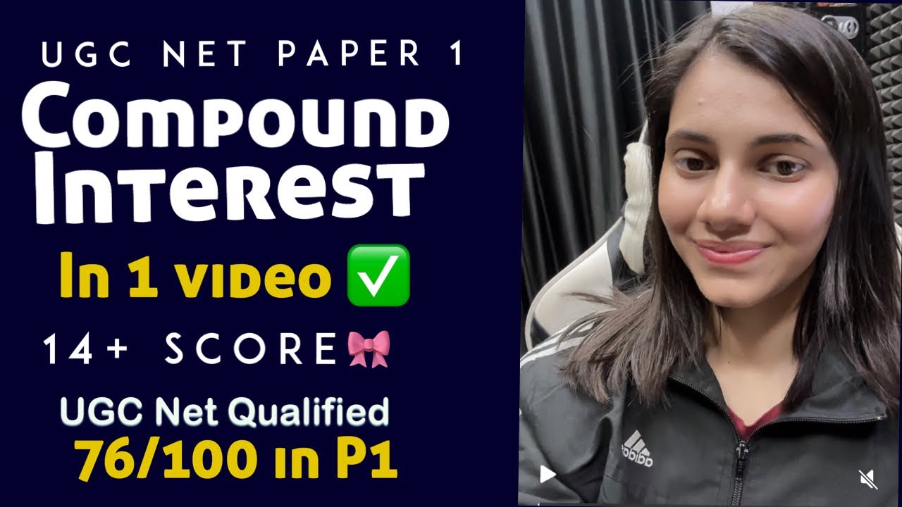 #ugcnet Compound Interest very easy 1 formula and all the Ques in your hands ✅