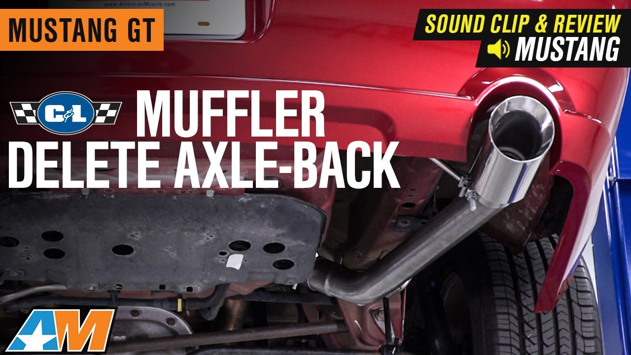2005-2010 Mustang GT C&L Muffler Delete Axle-Back with Polished Tips Sound Clip & Review