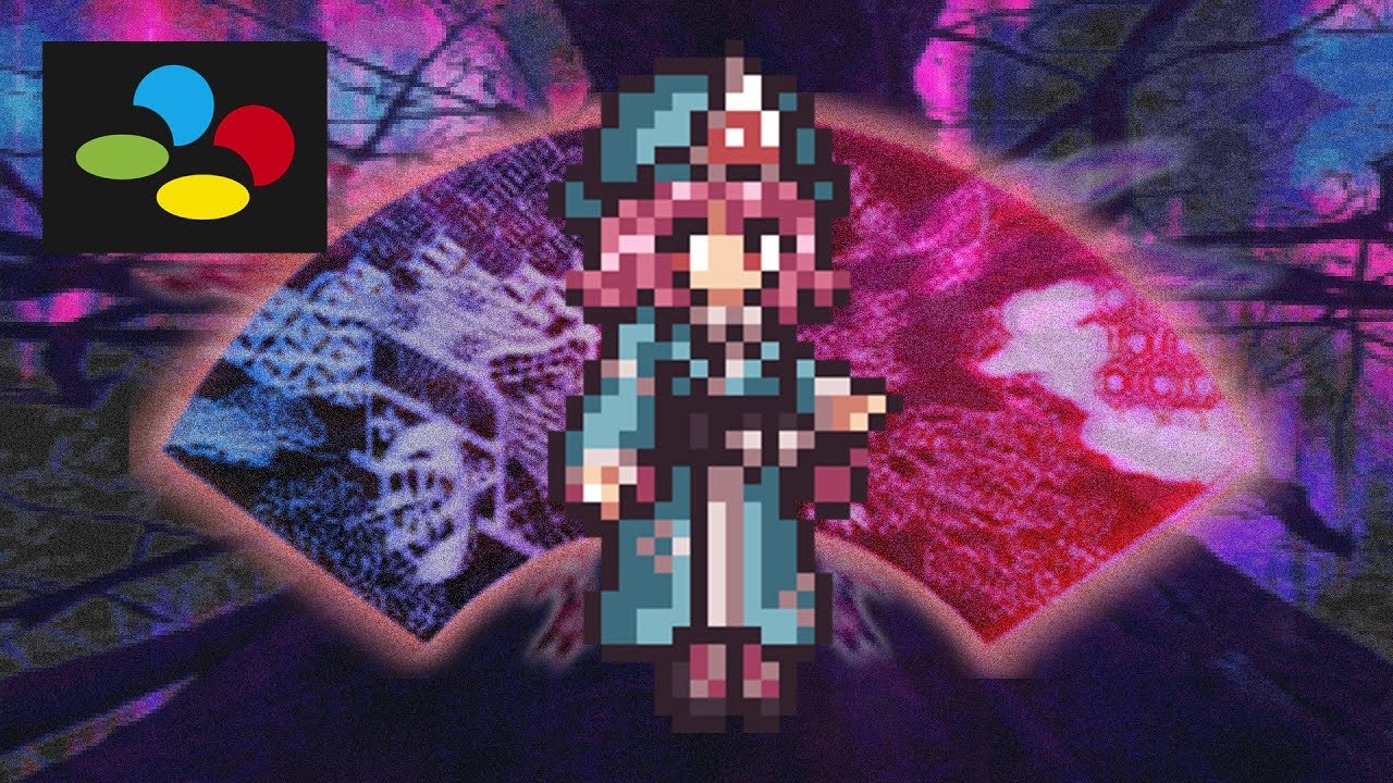 Touhou 7 OST - Bloom Nobly, Ink-Black Cherry Blossom ~ Border of Life [SNES Edition]