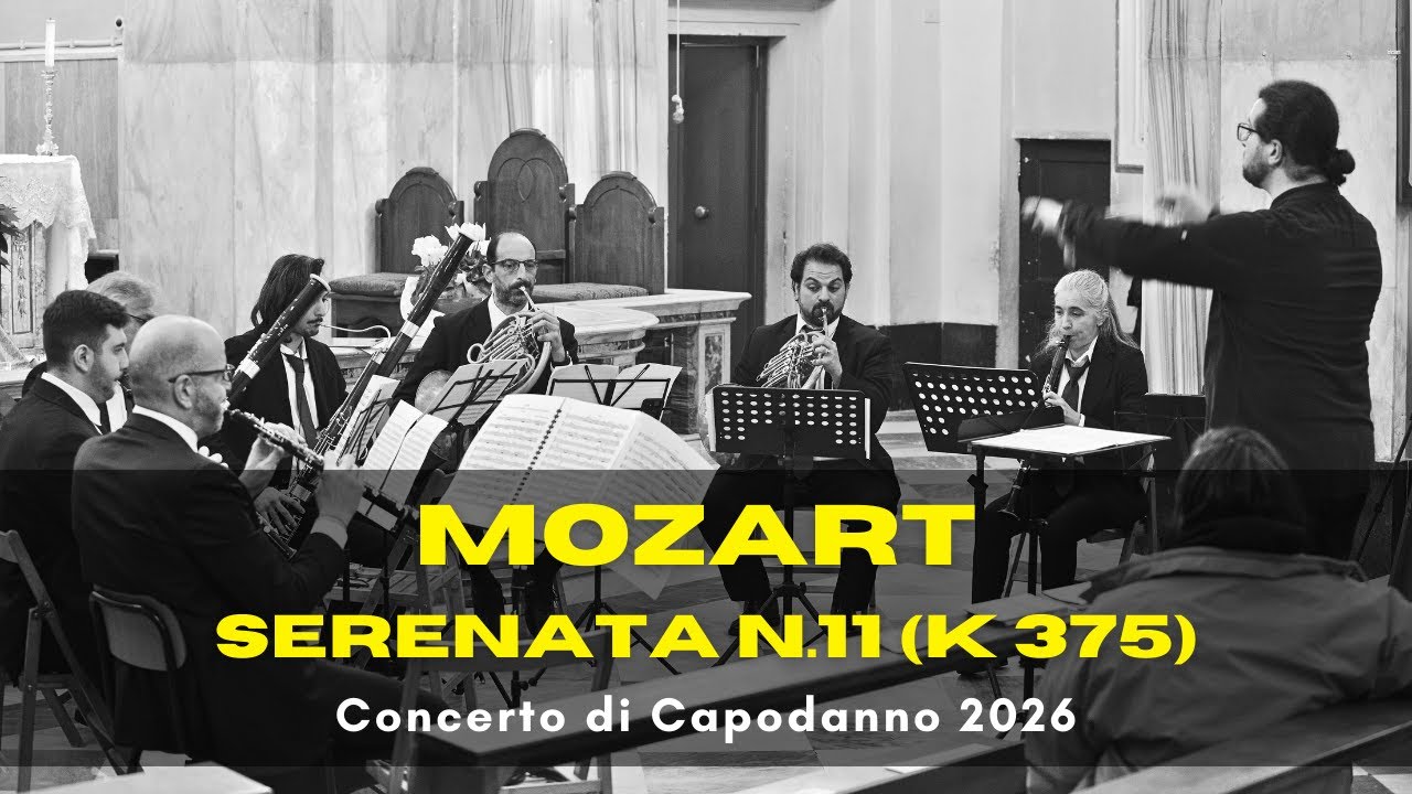Mozart - Serenata K.375 per ottetto di fiati | Concerto di Capodanno 2026 Gavignano