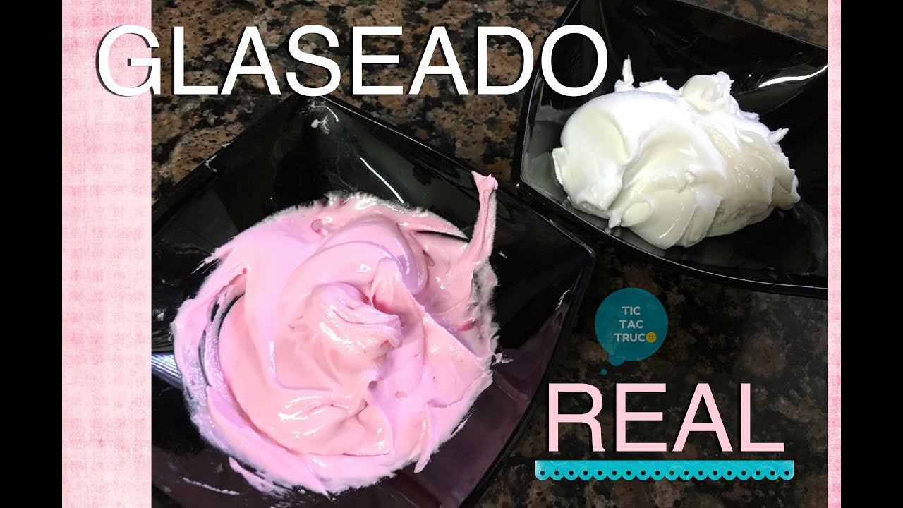 Receta de glaseado real