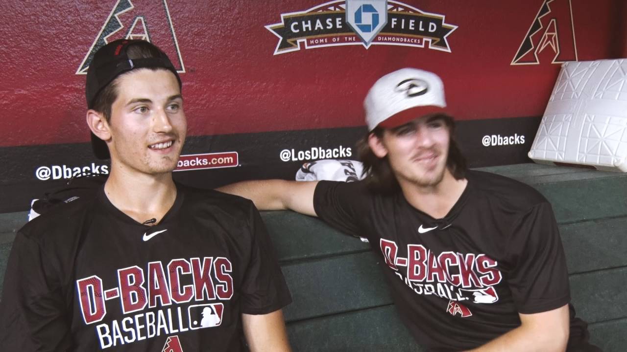 Perlini & Garland Take Batting Practice