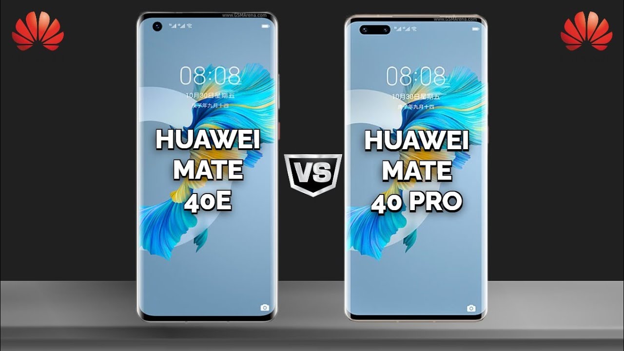 Huawei Mate 40E vs Huawei Mate 40 Pro | Full comparison