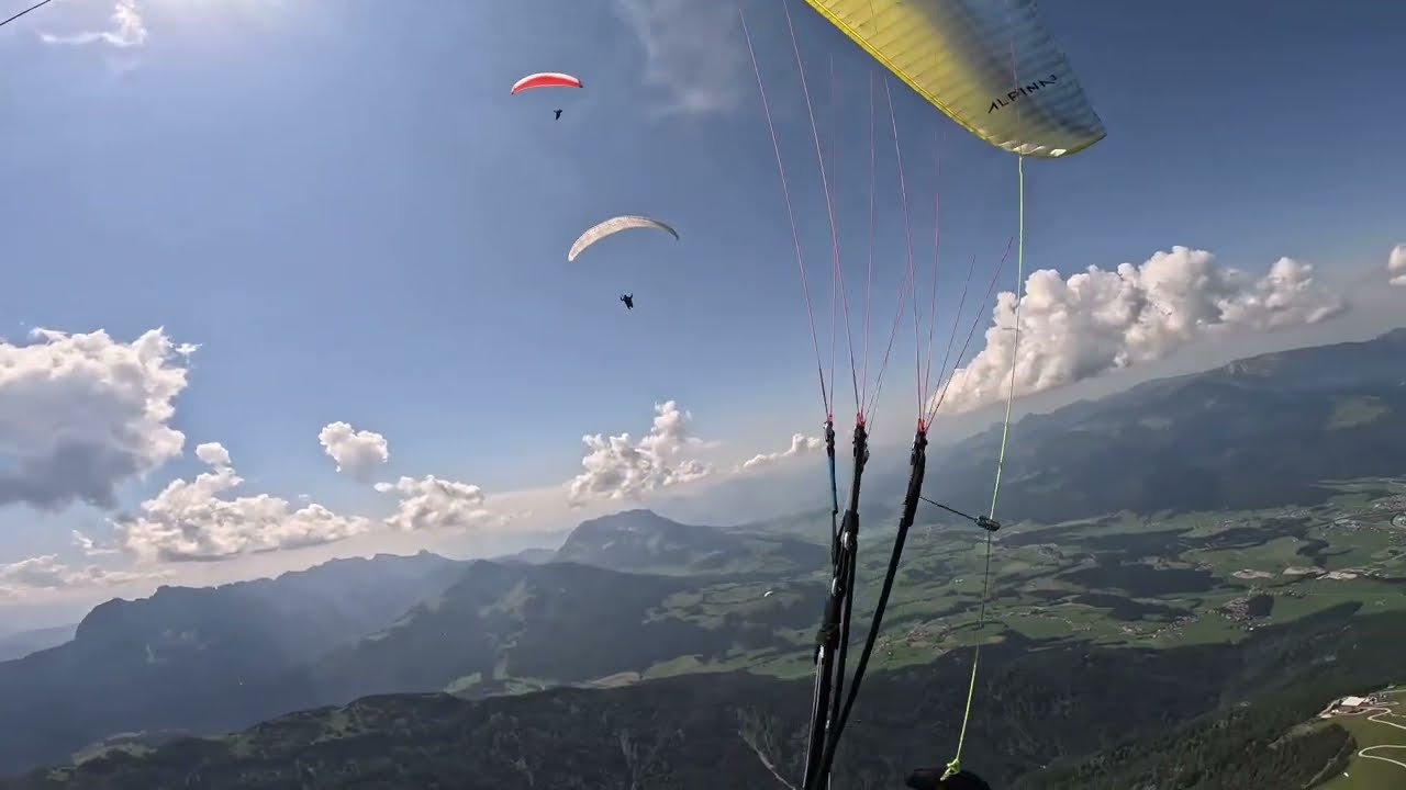 Fliegen am 21.07.2024 in Kössen, max 2400 m, 2:48 h Flugzeit