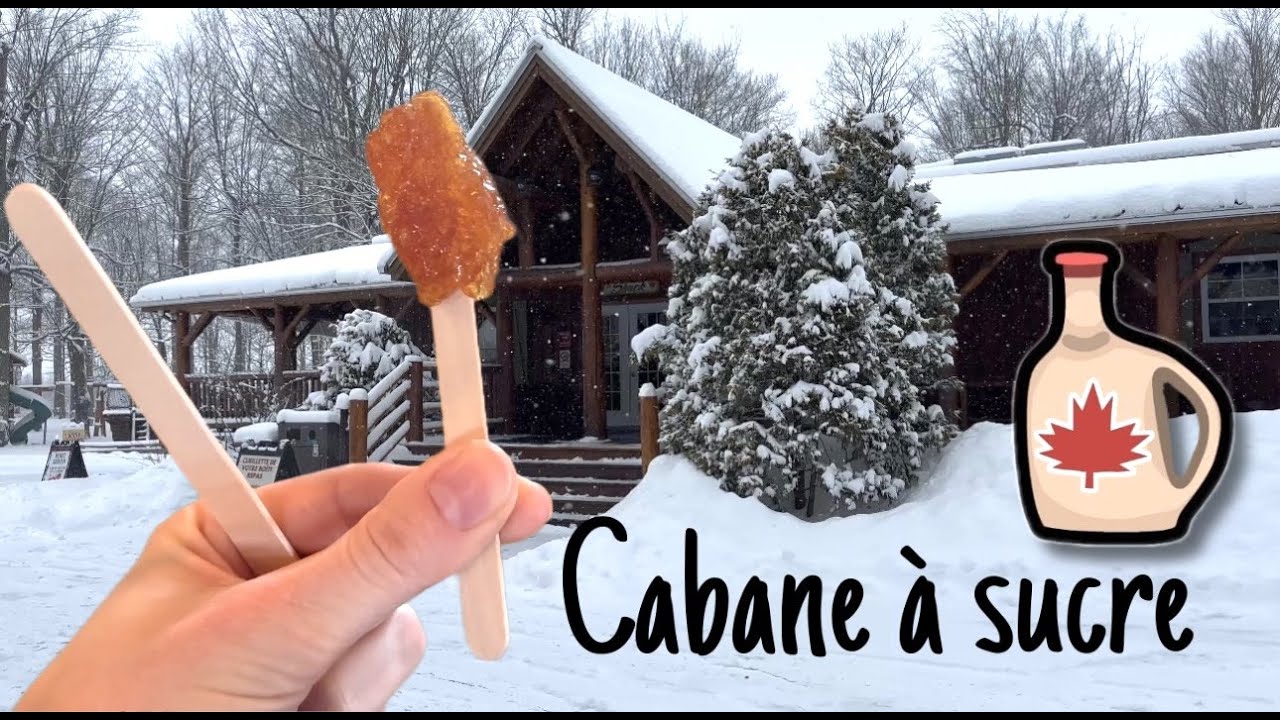 ON MANGE DANS UNE VÉRITABLE CABANE À SUCRE !