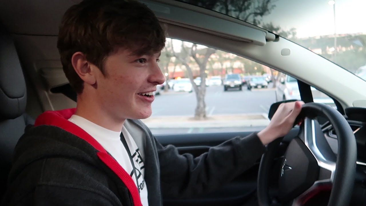 HES DRIVING MY NEW CAR... (OH NO)