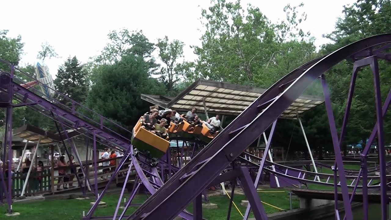 Kosmos Kurves POV Roller Coaster Kiddie Coaster Knoebels Elysburg PA