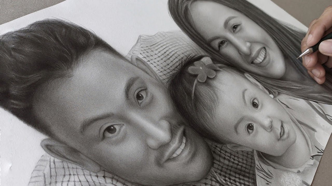 Graphite pencil Drawing | PaulArTv