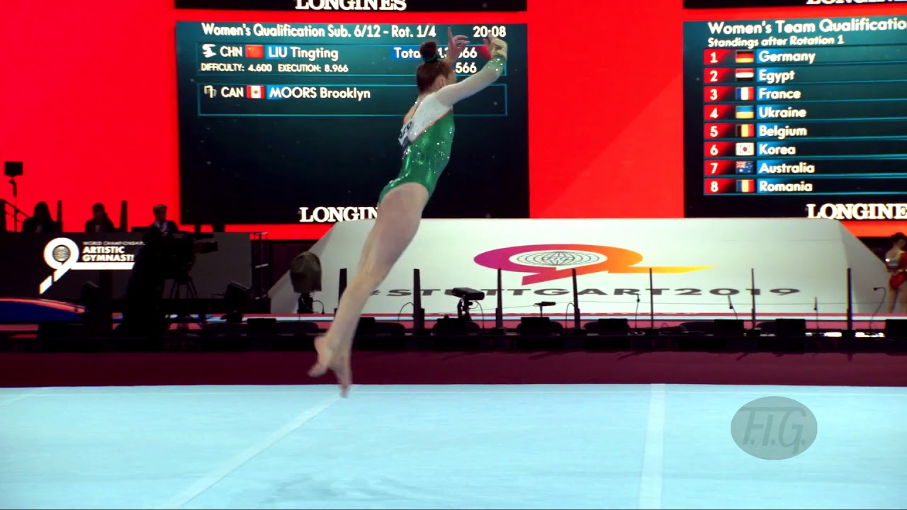 SLEVIN Emma (IRL) - 2019 Artistic Worlds, Stuttgart (GER) - Qualifications Floor Exercise