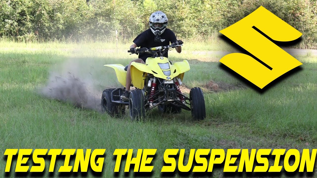 Installing NEW Shocks to the Suzuki LTZ 400
