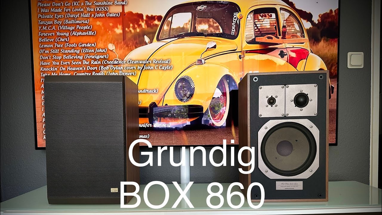 Grundig BOX 860 high fidelity vintage looking inside Test