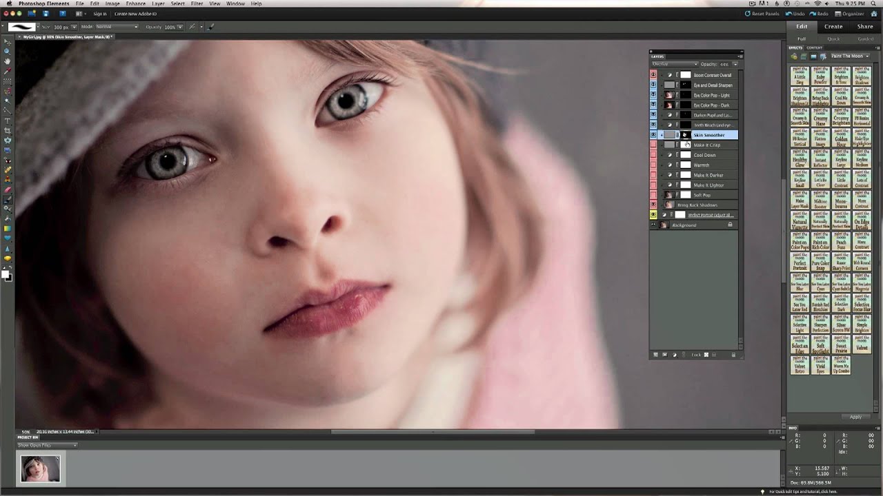 PSE Actions Tutorial by Paint the Moon - Picture Perfect Mega Set